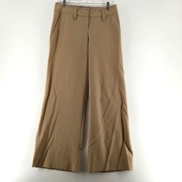 🎁5/$25 Body by Victoria Pants Women's Size 6 Marisa Fit Wide Leg Tan - Picture 1 of 9